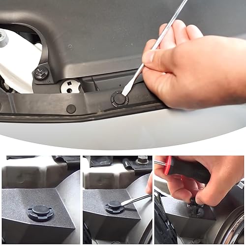 Miniatura 7 de 100 piezas de sujetadores de nailon para Subaru Clips de parachoques Remache Fender Liner Reteners Reemplazar #90914-0007, 90913-0067, 90914-0051