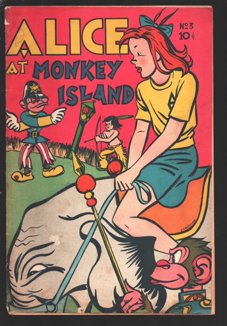 Alice at Monkey Island #3 1946-Adventures of Alice-Art by George O Muhlfield-story by Serge S Sabarsky-G