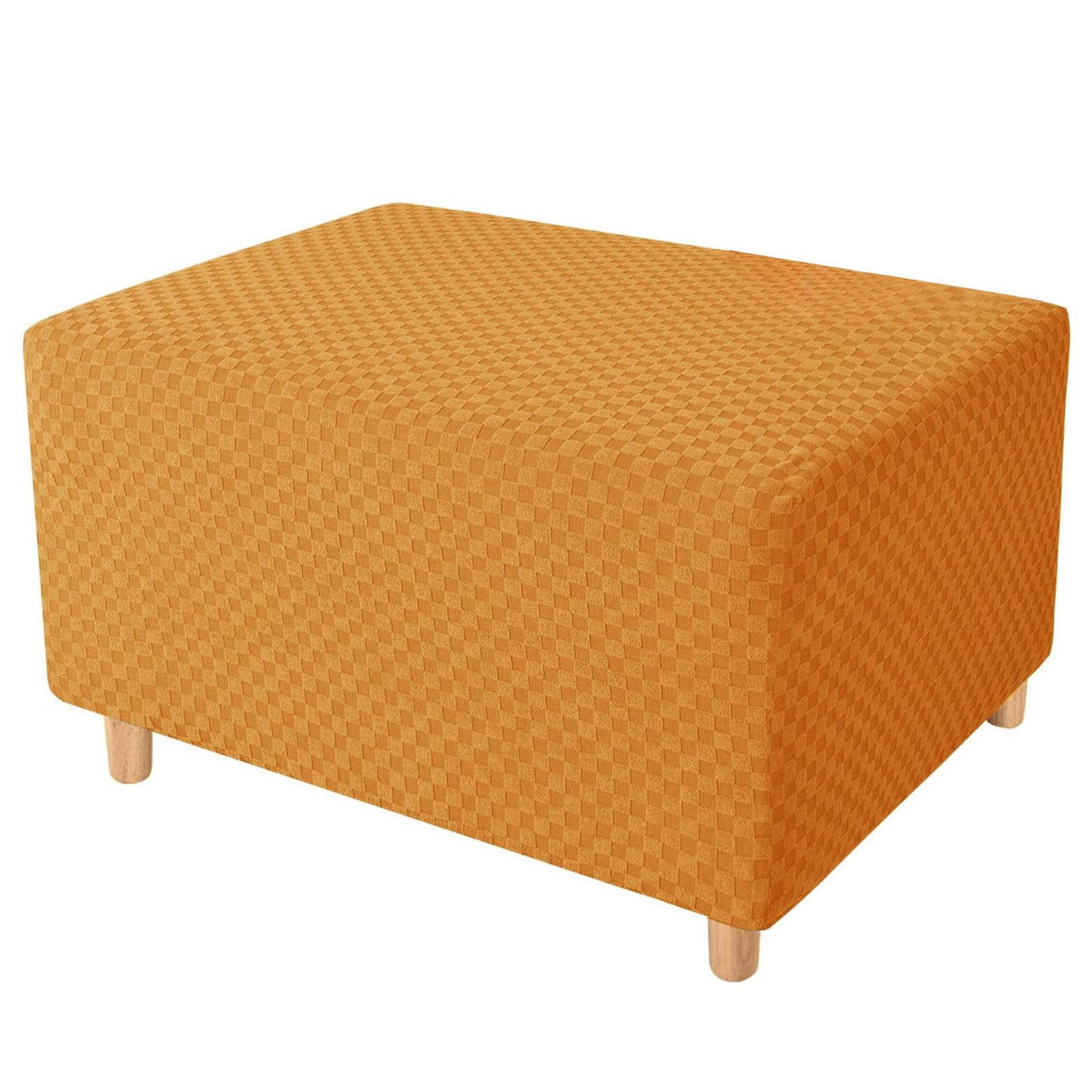 Funda otomana elástica lavable que elimina manchas del reposapiés 1