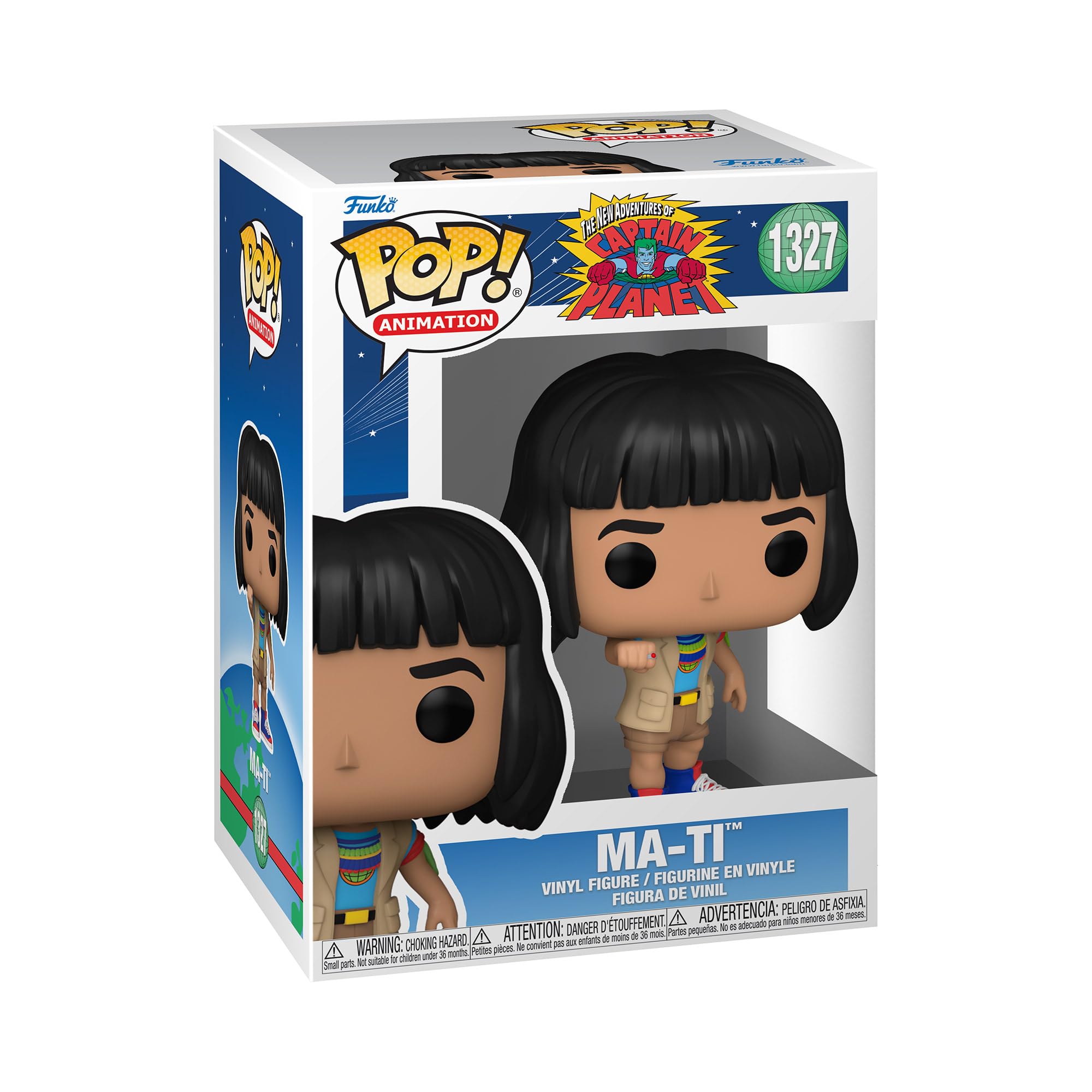 Funko POP! Animation: Captain Planet - Ma-Ti - Captain Planet and the Planeteers - Collectable Vinyl Figure - Gift Idea - Official Merchandise - Toys for Kids & Adults - TV Fans