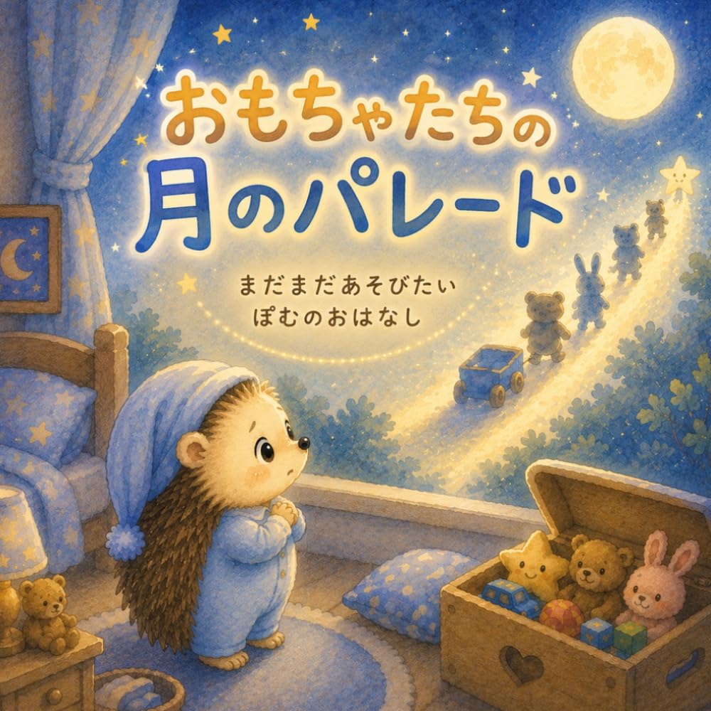 おもちゃたちの月のパレード: まだまだあそびたいぽむのおはなし