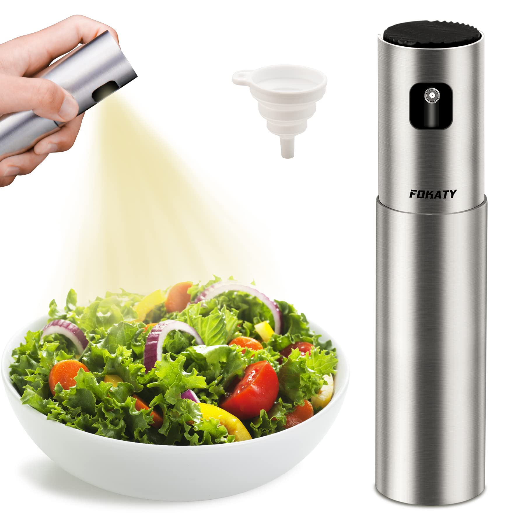 Oil Sprayer for Cooking, Olive Oil Sprayer Mister, Olive Oil Spray Bottle for Cooking, Baking, Roasting, Grilling, Air Fryer