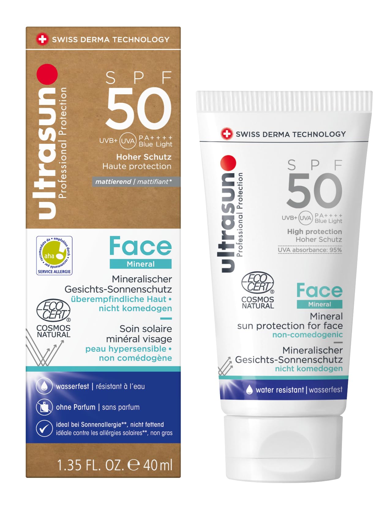 ULTRASUN Face Mineral Sun Protection SPF 50 Ultra Sensitive Skin (40 ml)