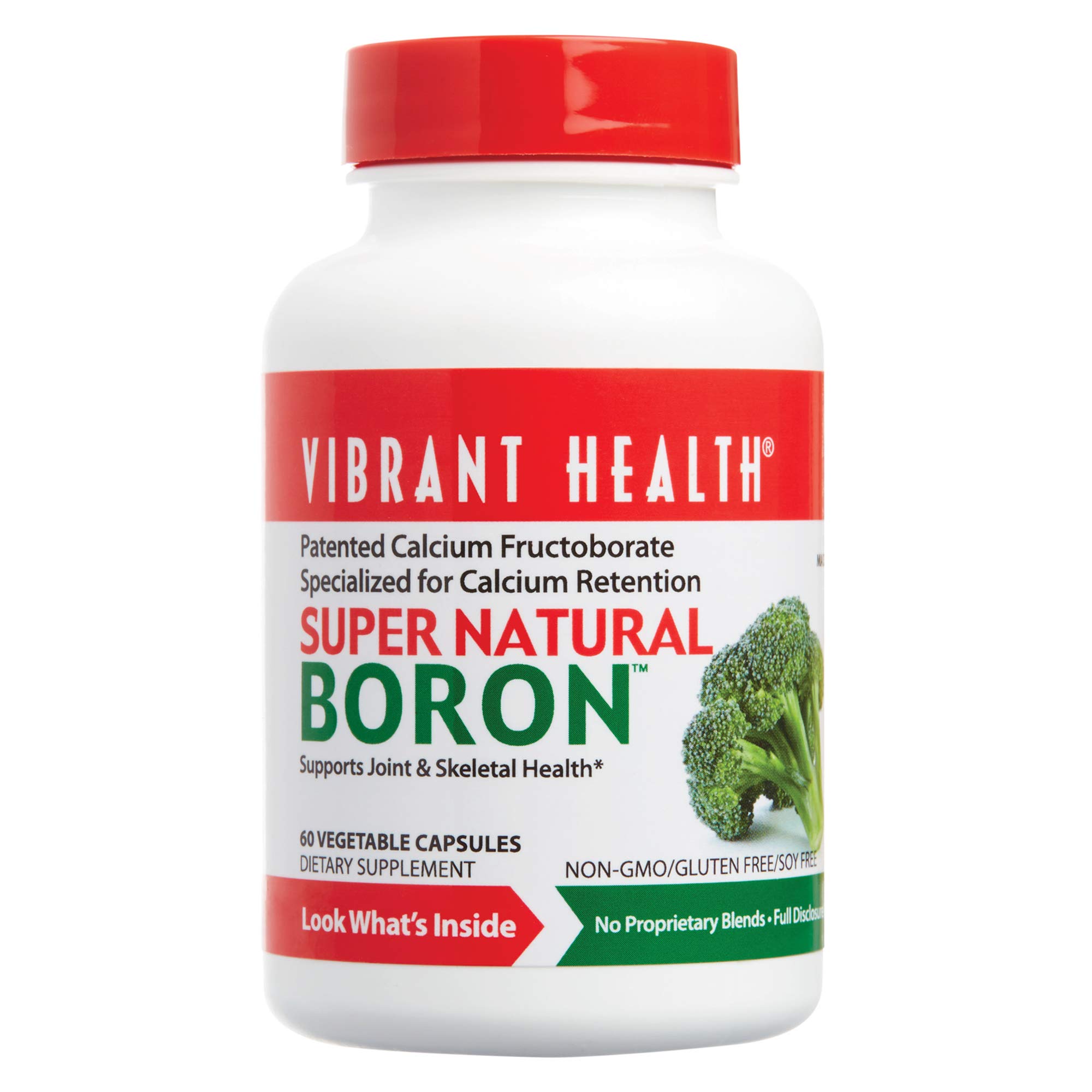 Vibrant Health Super Natural Boron, Support for Healthy Joints