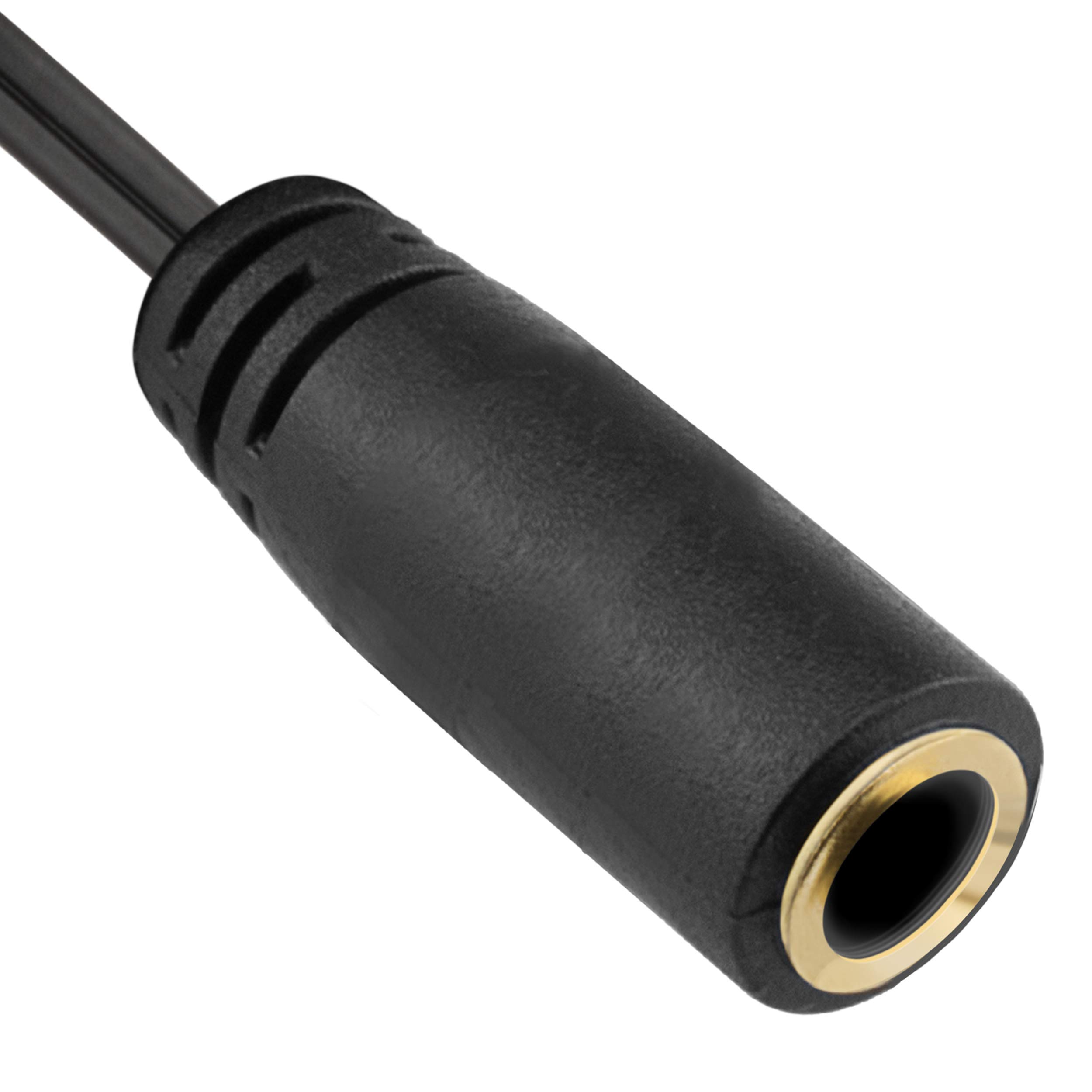 mumbi Zestaw słuchawkowy jack kabel adaptera 2 x 3,5 mm na 1 x złącze jack