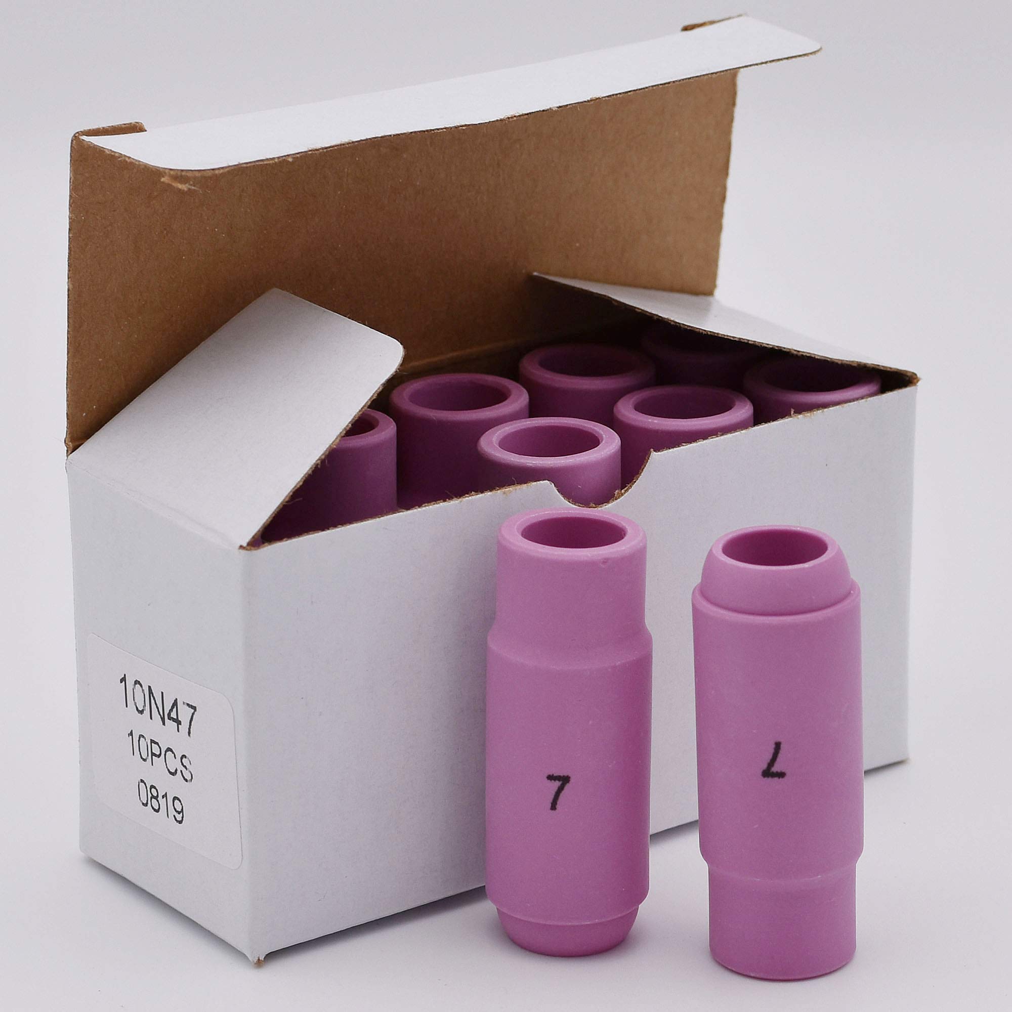 TGトーチ 10N47 7# TIG Alumina Nozzles Ceramic Shield Cup Fit DB PTA