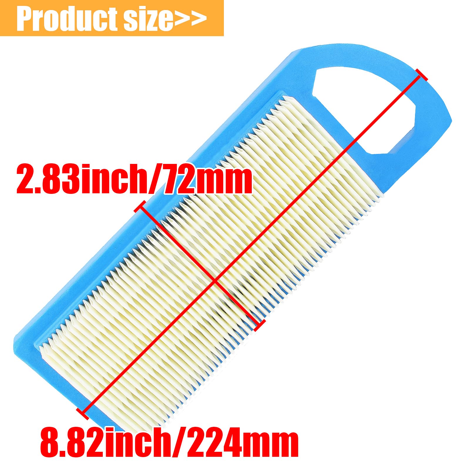 QAZAKY Air Filter Compatible with 653202 677014 697014 697015 697153 677014 695547 697014 697153 697634 697776 698083 794422 795115 797008 285H77 31E707 31E777 4211 4214 5077K 5077D - Image 2