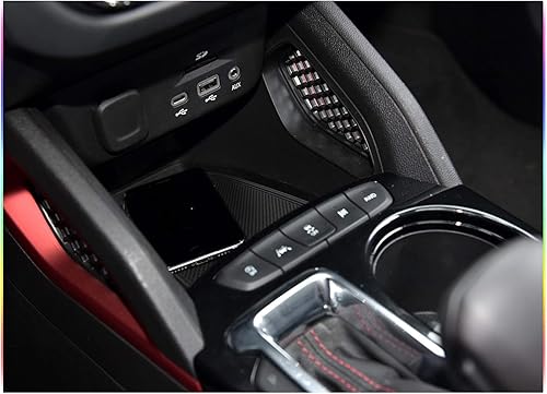 Miniatura 5 de SKTU Tapete antideslizante para puerta Chevy Trailblazer 2021, 2022, 2023, 2024, 2025, 2026, para Chevy Trailblazer, para puerta, compartimento para