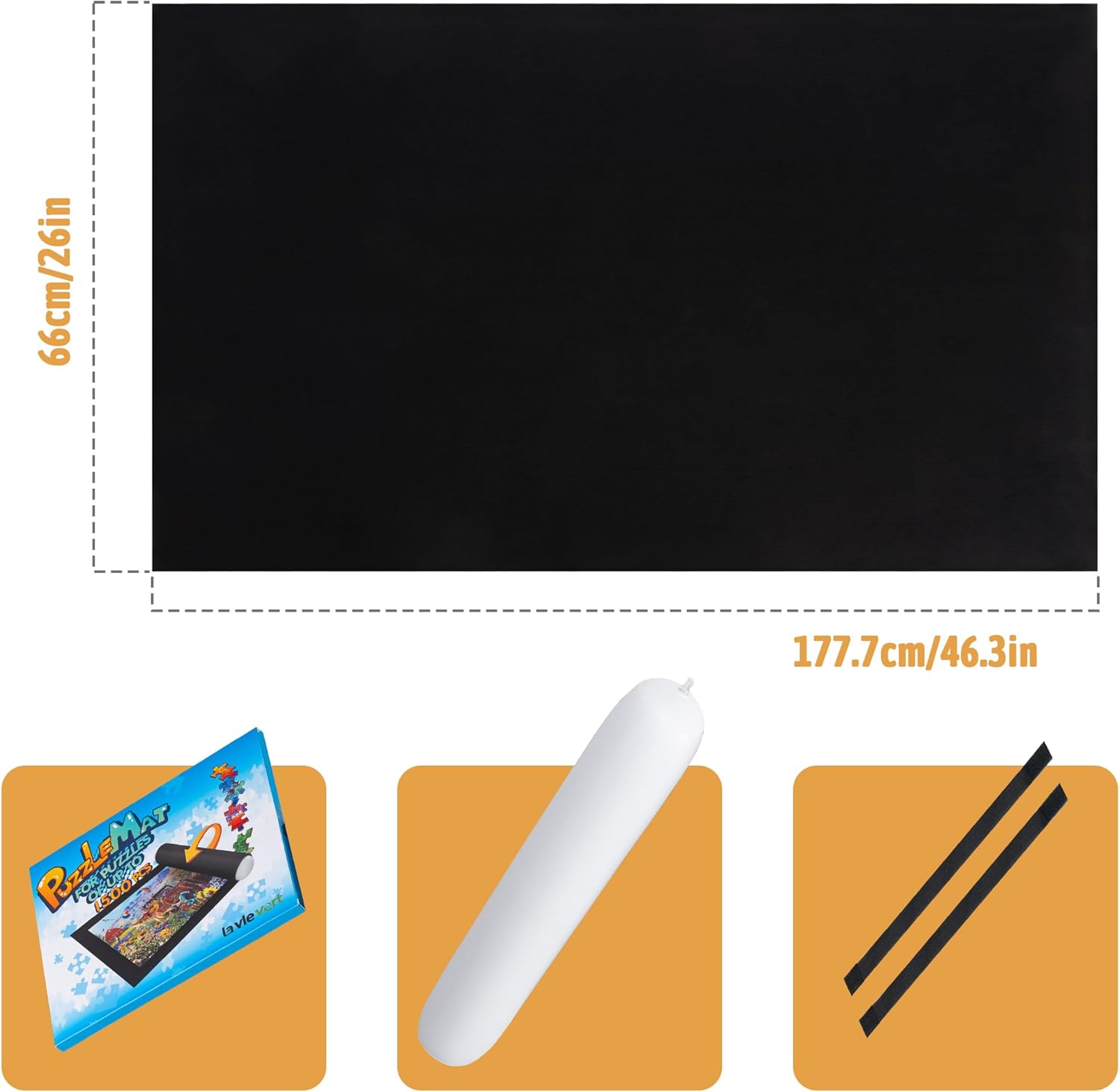 Lavievert Jigsaw Puzzle Mat Roll Up - Image 14