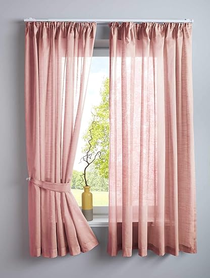 Shangrila 202087 - Juego de 2 Cortinas orgánicas de algodón ...