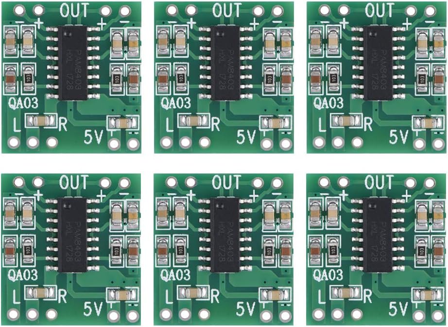 Amplifier Power Amplifier Board 4 * 4 * 1 6st Super Small 3W+3W Type D Digital Audio Power Amp Module 2.5V-5.5v