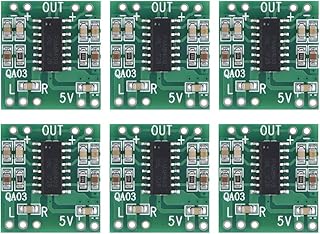 Orenic Power Amplifier 6pcs Super Small 3Wadd3W Type D Digital Audio Amplifier Power Amp Module for Dual Channel Power Amplifier for Enhanced Audio Experience