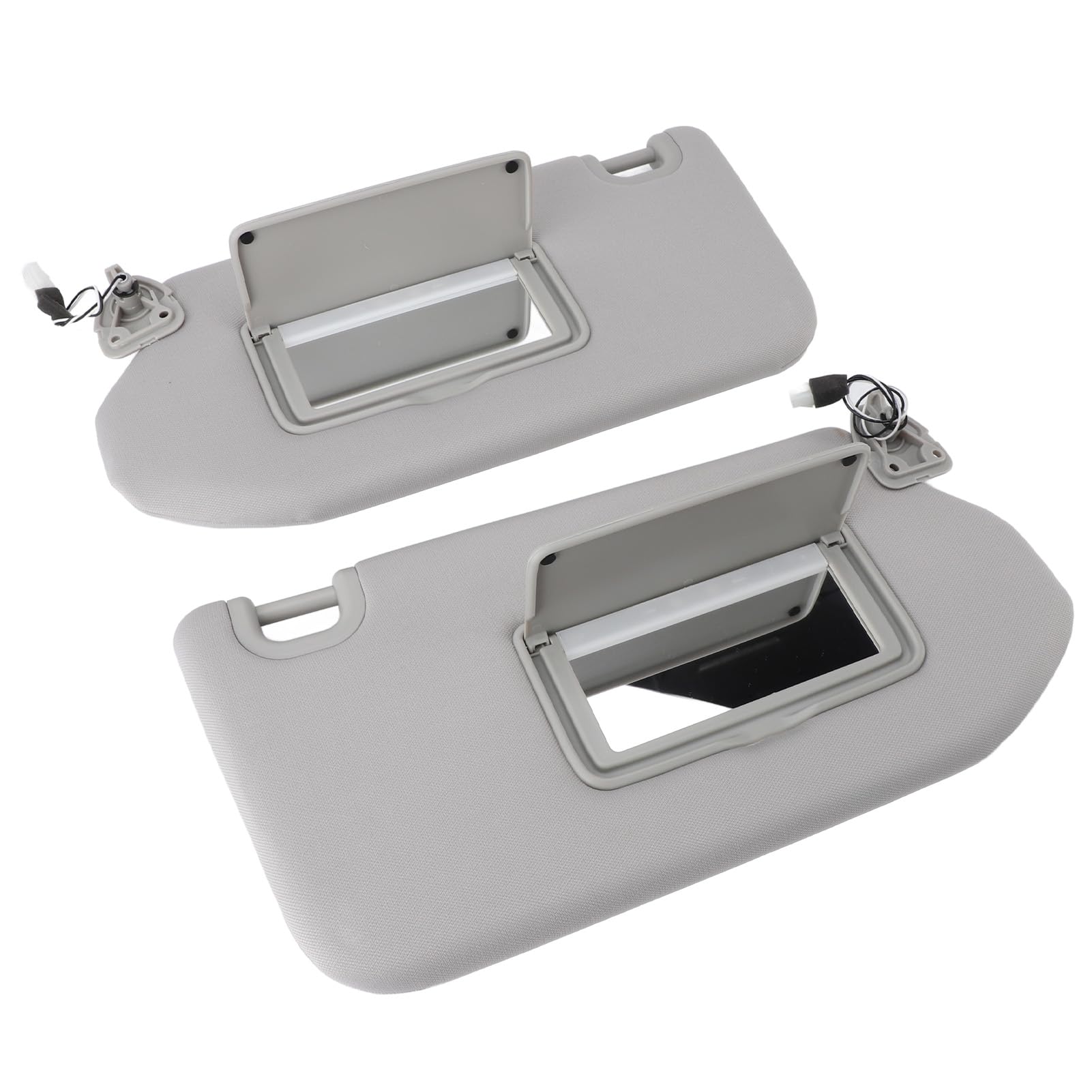 Generic Conducente Passeggero Grigio Illuminato Adatto per Parasole Set OE 96401 9PB0A per JX35 QX60 Pathfinder 2013-2018 per la Guida Notturna