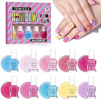 Amazon.co.jp: TOMICCA 子供 マニキュア はがせるマニキュア