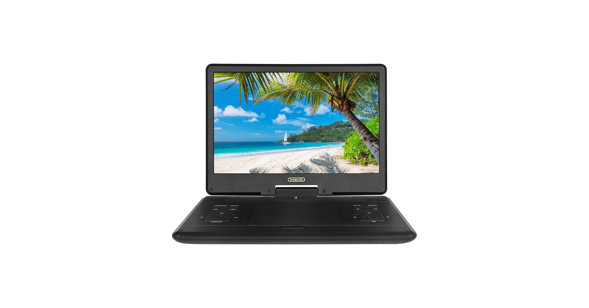 maa　dvd Portable DVD Player with Large Rotating Screen, Mobile DVD