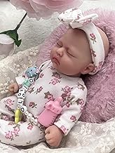 Reborn 7 Inch Mini Doll Silicone Full Body Soft Skin Realistic Doll with Feeding Accessories and Gift Package