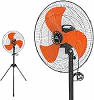 スタンド式扇風機 青色羽根 広電(KODEN) スタンド式工業扇 45cm CFF452TPA-AL 樹脂羽根 風量