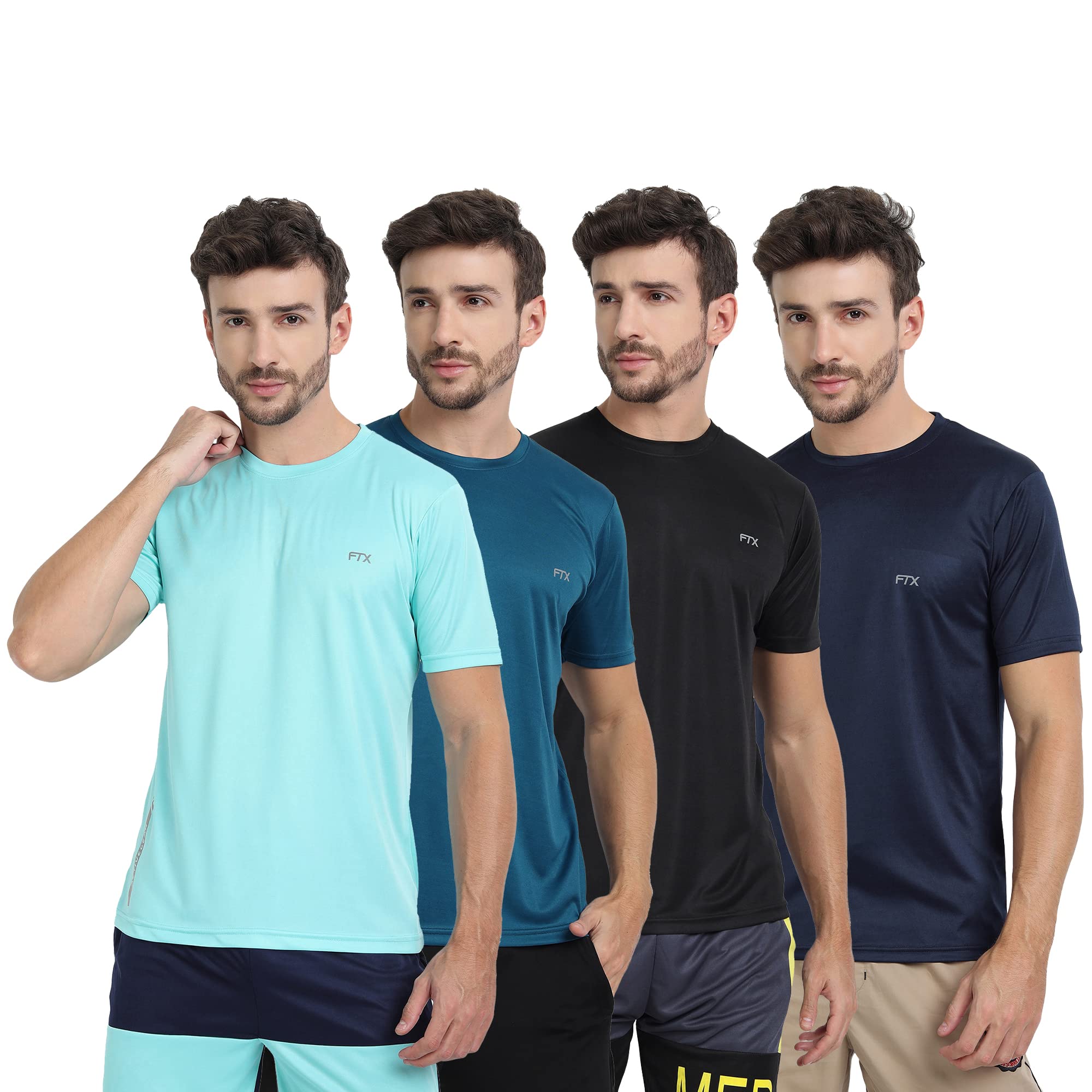 FTX Drifit Round Neck Half Sleeve Tshirt Pack of 4(723_2_3_5_6)_L (B0BPSTSQ99) Amazon Price History, Amazon Price Tracker