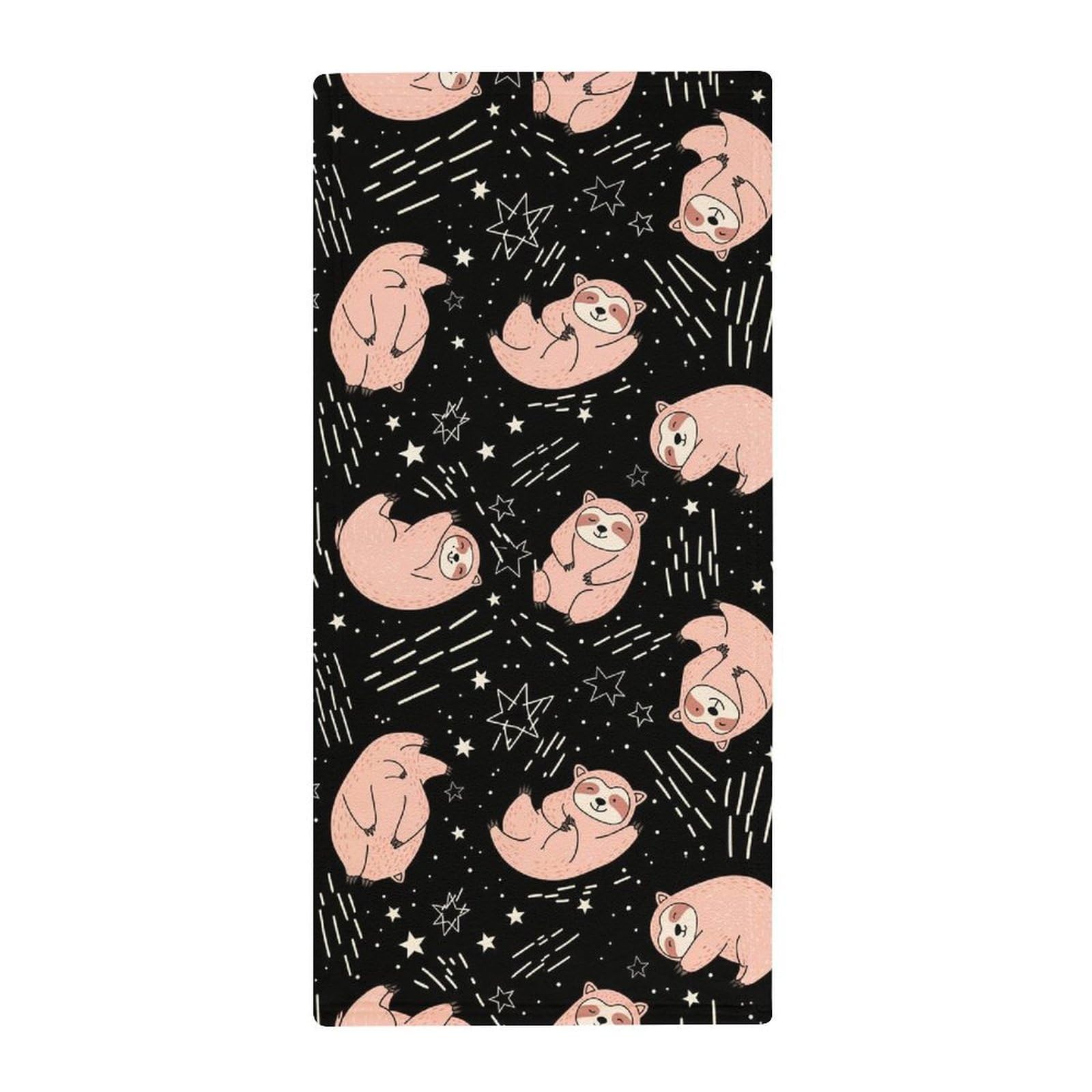 Anceky Microfiber Bath Towels for Gym & Spa, Tardigrades in Space Super Soft Quick-Drying Hand Towels