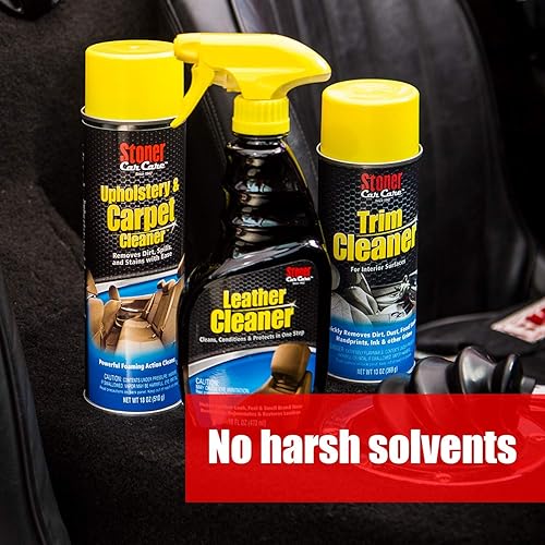 Miniatura 6 de Stoner Car Care 95400 Limpiador y acondicionador de cuero para limpiador interior de automóvil 3 en 1 para rehidratar, proteger y preservar