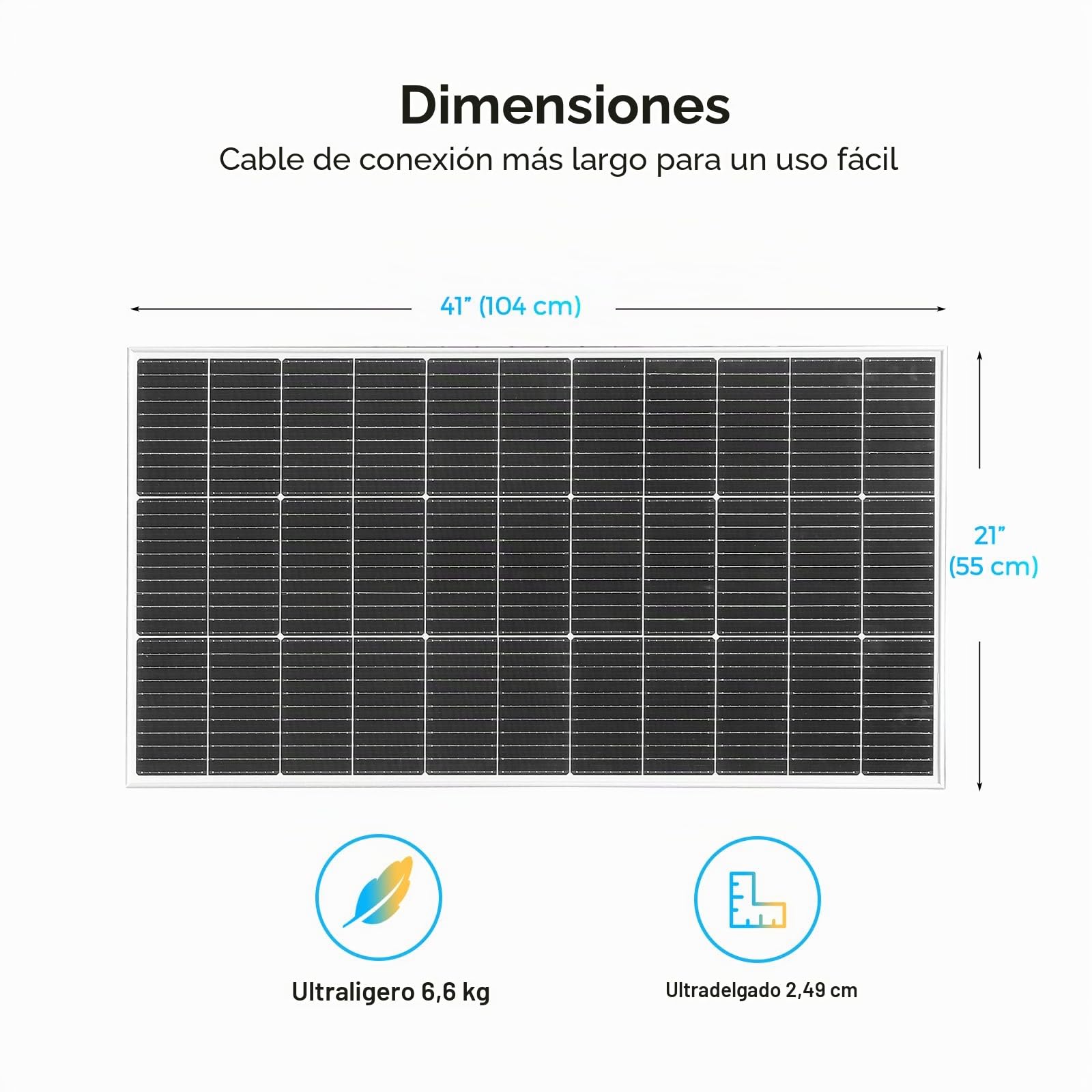 200 W Panel solar con 300 W Inversor, Kit solar independiente completo 220 V, Plug and Play