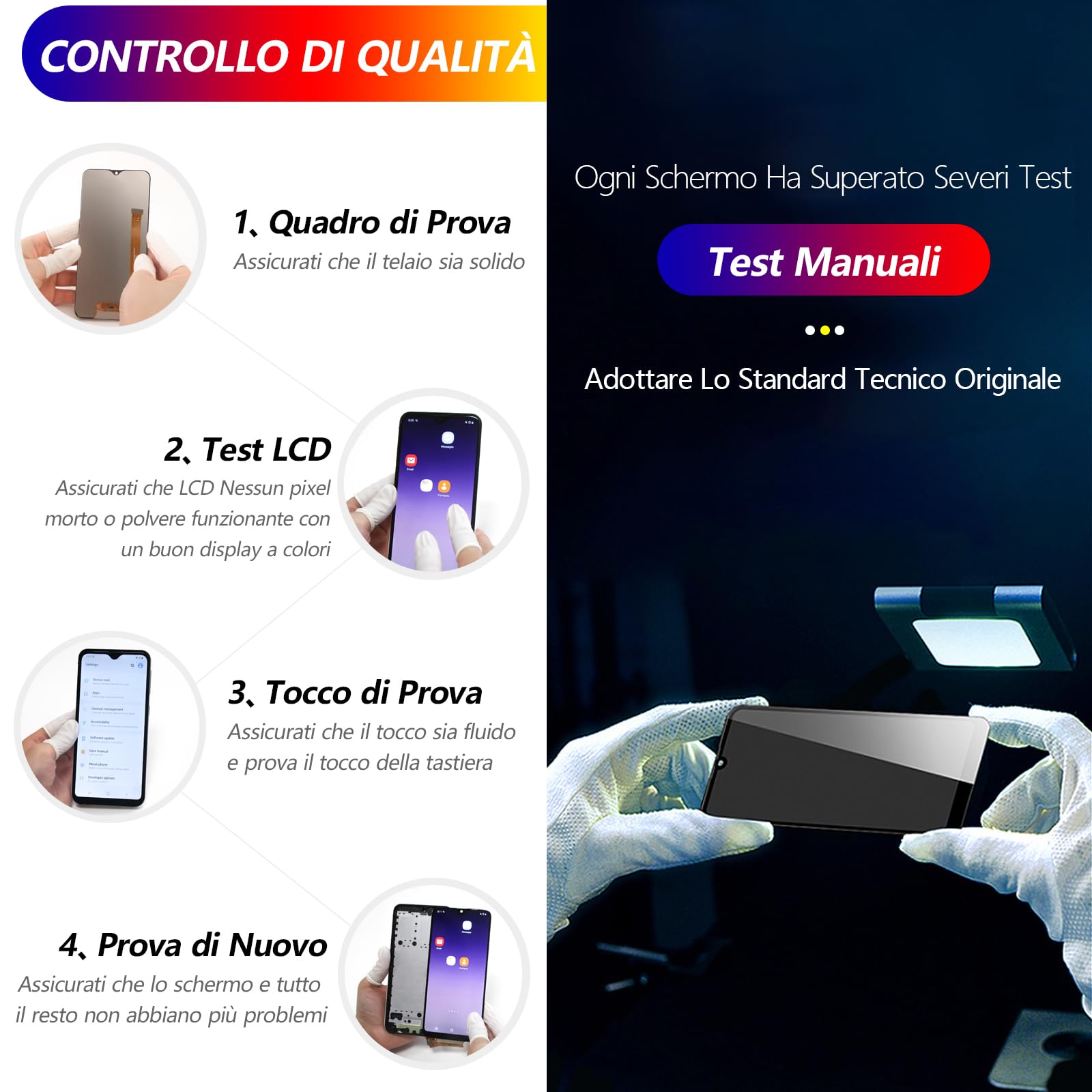RongZy LCD Schermo per Oppo A40/A40M Display di Ricambio Touch Screen Digitizer Parti di Riparazione per Oppo A3 4G CPH2669 CPH3669 LCD Display con Strumenti(Nero con Cornice, 6.67")