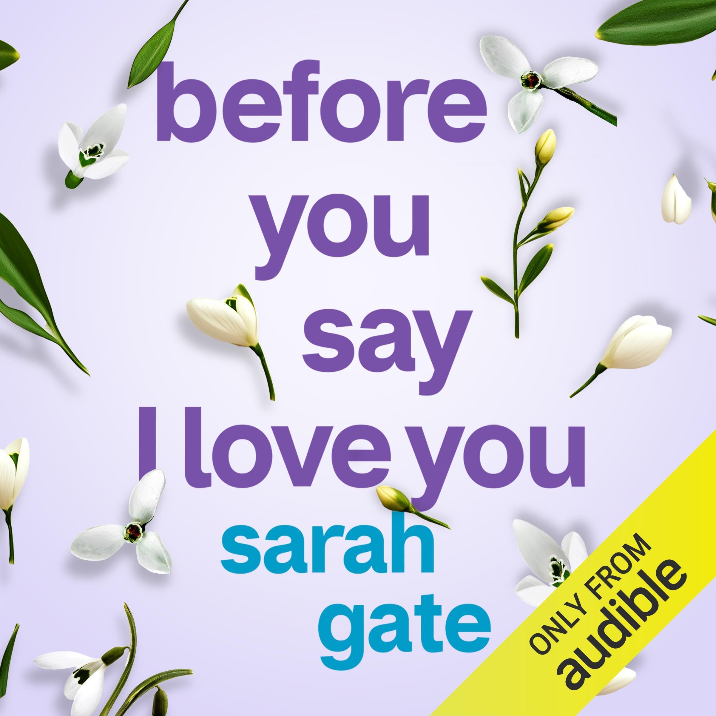 Cover art for Before You Say I Love You