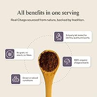 Vista 7 de Real Mushrooms Cápsulas de Seta Chaga – Extracto de Chaga Orgánico en Polvo con Polvo de Extracto para el Bienestar y Apoyo Energético – Vegano, Sin