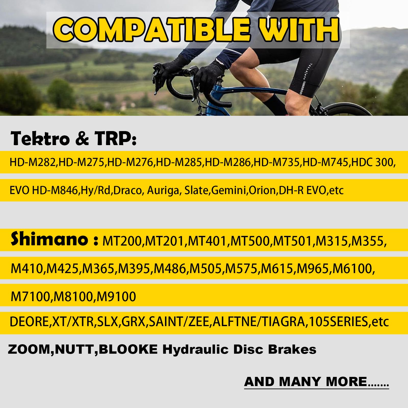 Olio minerale liquido per freni 120 ml per freni a disco idraulici Shimano, Tektro e TRP