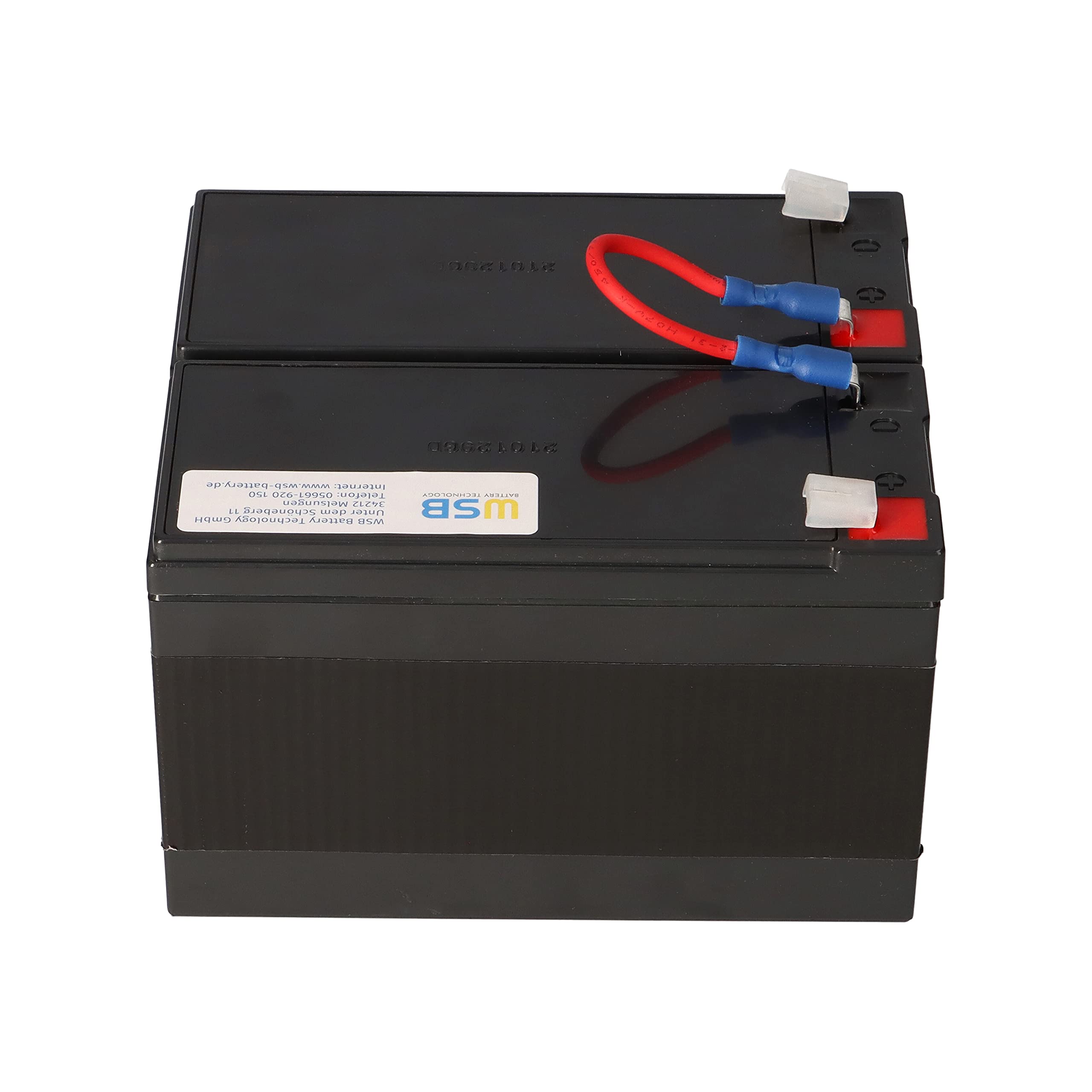 Akku Kompatibel APC Back UPS RS 1200 1500 Ersetzt RBC109 - Akku UPC - Langlebig - Wartungsfrei - Zuverlässig - Ersatzakku