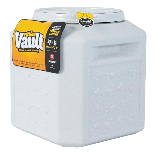 Gamma2 Vittles Vault Pet Food Storage Containers - Sealed Dog and Cat Food Storage Container, Fits up to 25lbs, Made in the USA - [12"L x 13.75"H]