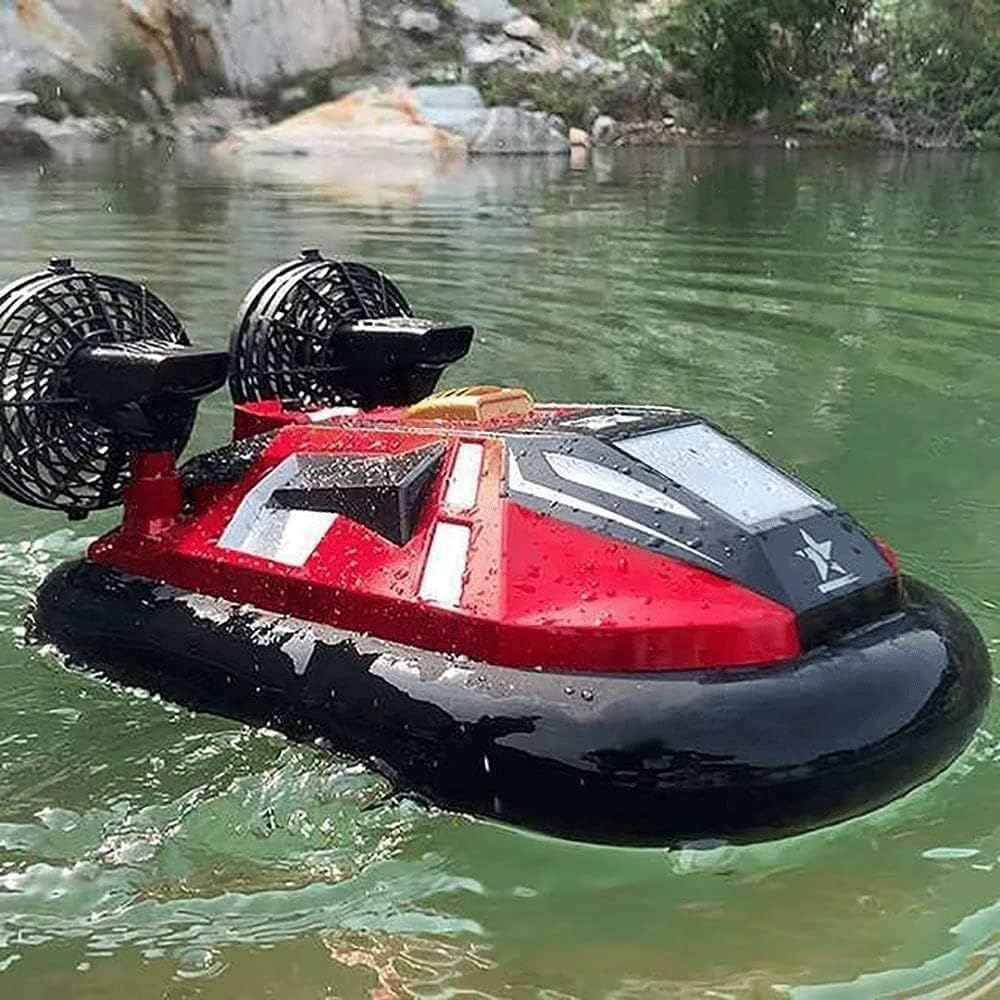 Amphibious Hovercraft Rc Boot 2,4G All Terrain Wasser Strand Pool Funkgesteuertes Boot Wasserdicht Geburtstagsgeschenk
