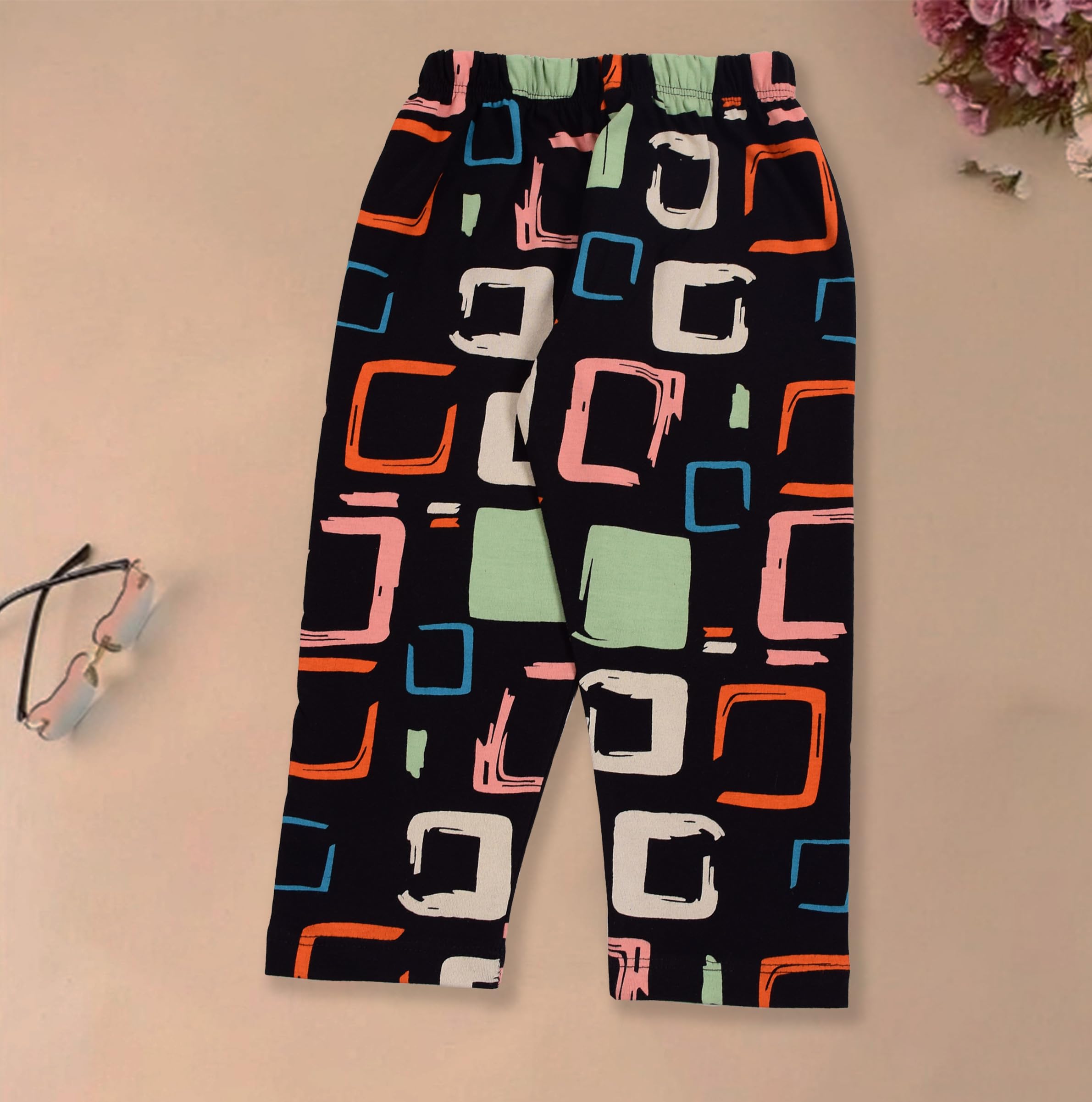 3BROS Kid's Pure Cotton Printed Full Sleeves Night Suit/Dress for Boys/Girls Full Pajama & Top Sleep Suit Combo Set | Multicolor 3| 18-24 Months - Image 4 thumbnail