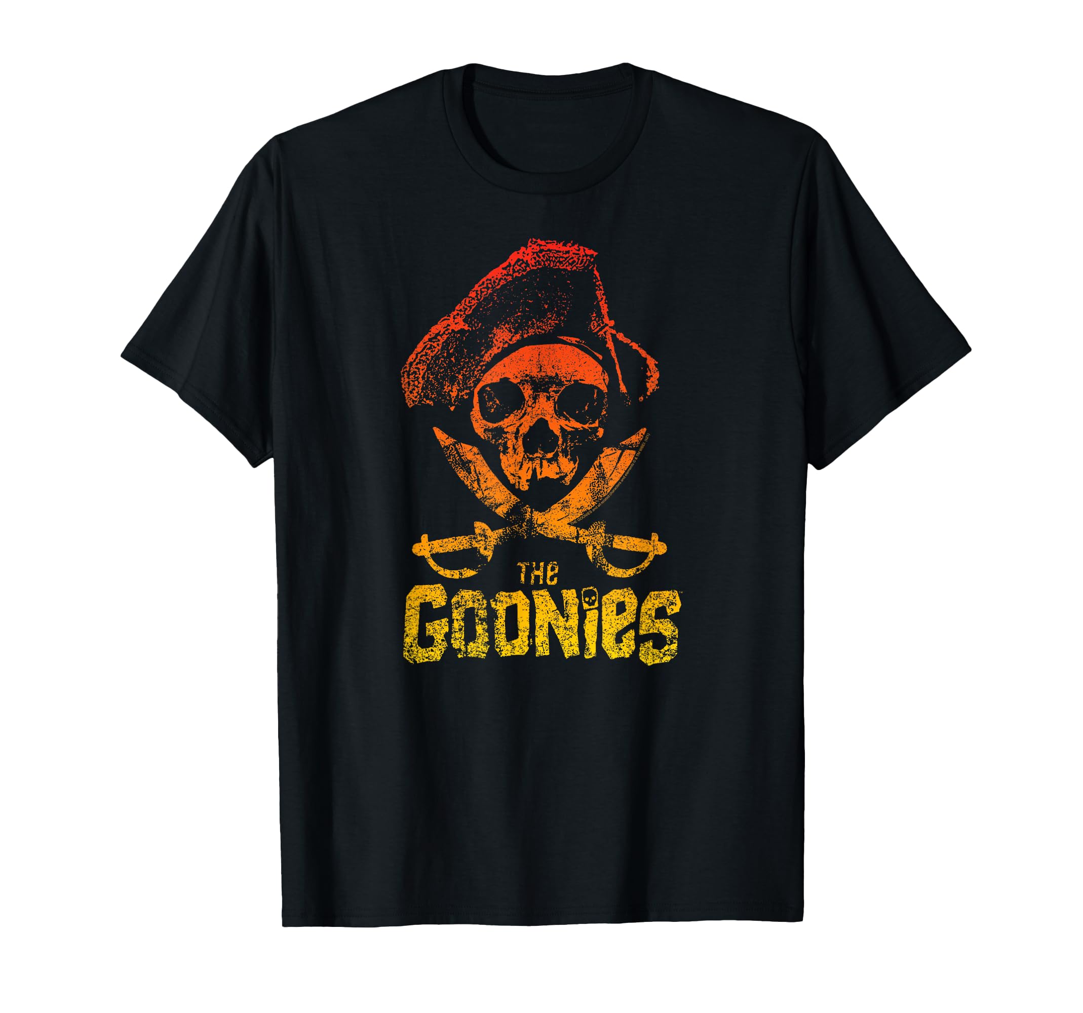 The Goonies Pirate Skull and Swords Ombre Movie T-Shirt