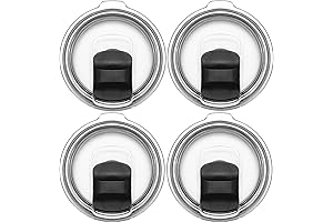 4-Piece Magnetic Tumbler Lid (20 oz), Perfect for YETI Rambler or Old RTIC