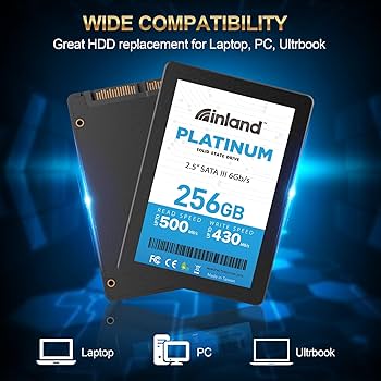 綺麗なサテンゴールド 8世代i3/メモリ8GB/SSD256GB搭載 Amazon.com: Inland Platinum 256GB SSD SATA III 6Gb/s 2.5