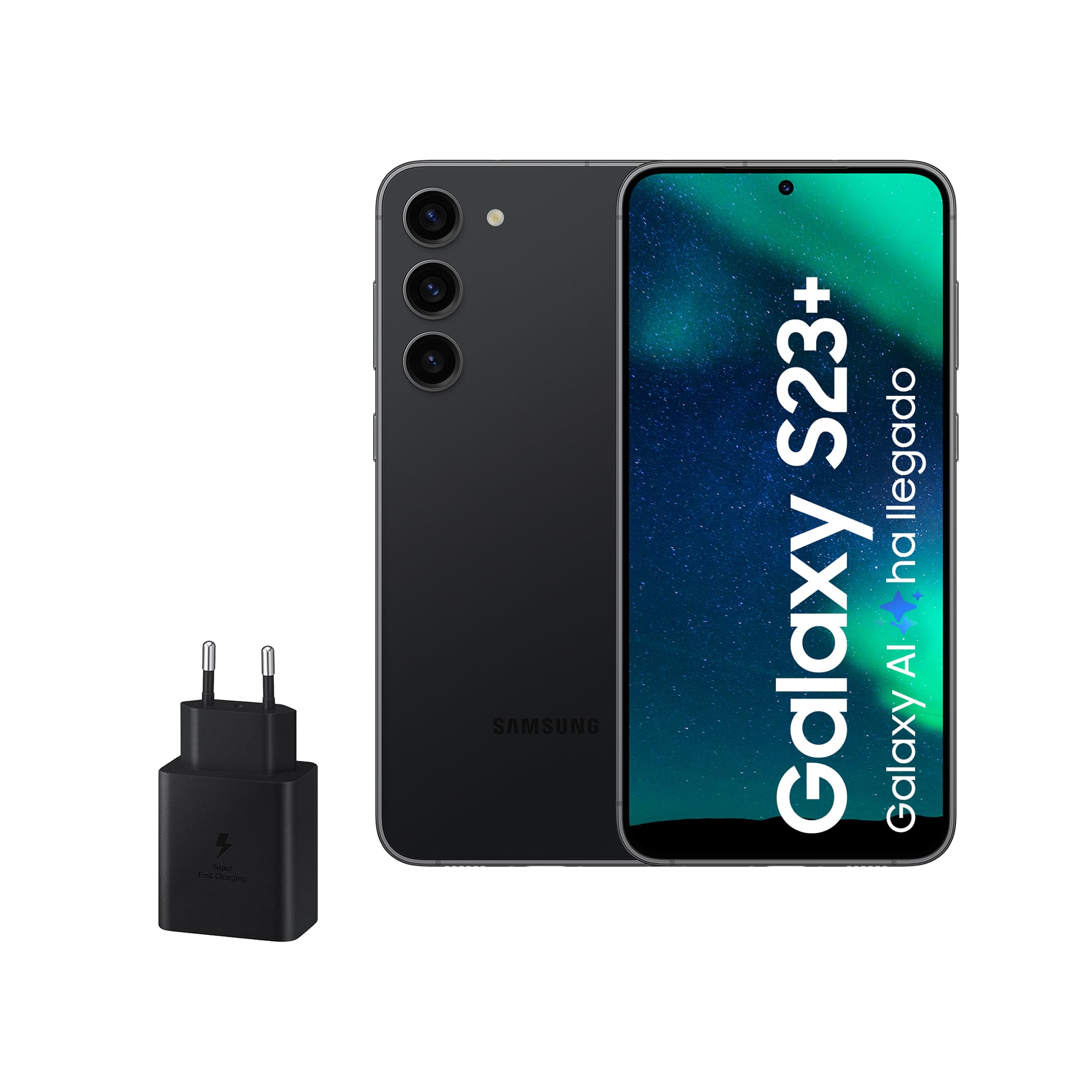 SAMSUNG Galaxy S23+, 512 GB + caricatore da 45 W, smartphone