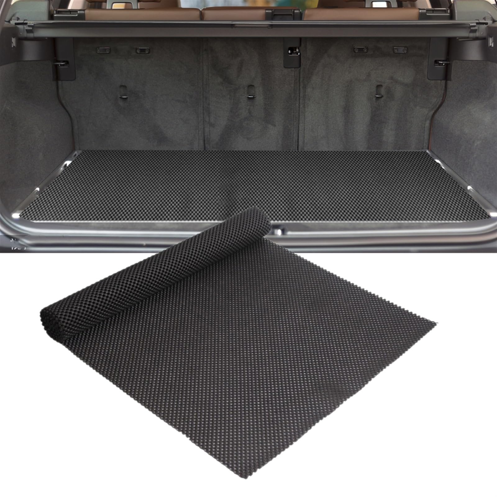 Protege Coffre Voiture Tapis Anti-dérapant de Voiture de 150 * 50 cm pour Les Tapis de Sol automatiques de Toit et de Coffre Tapis Coffre