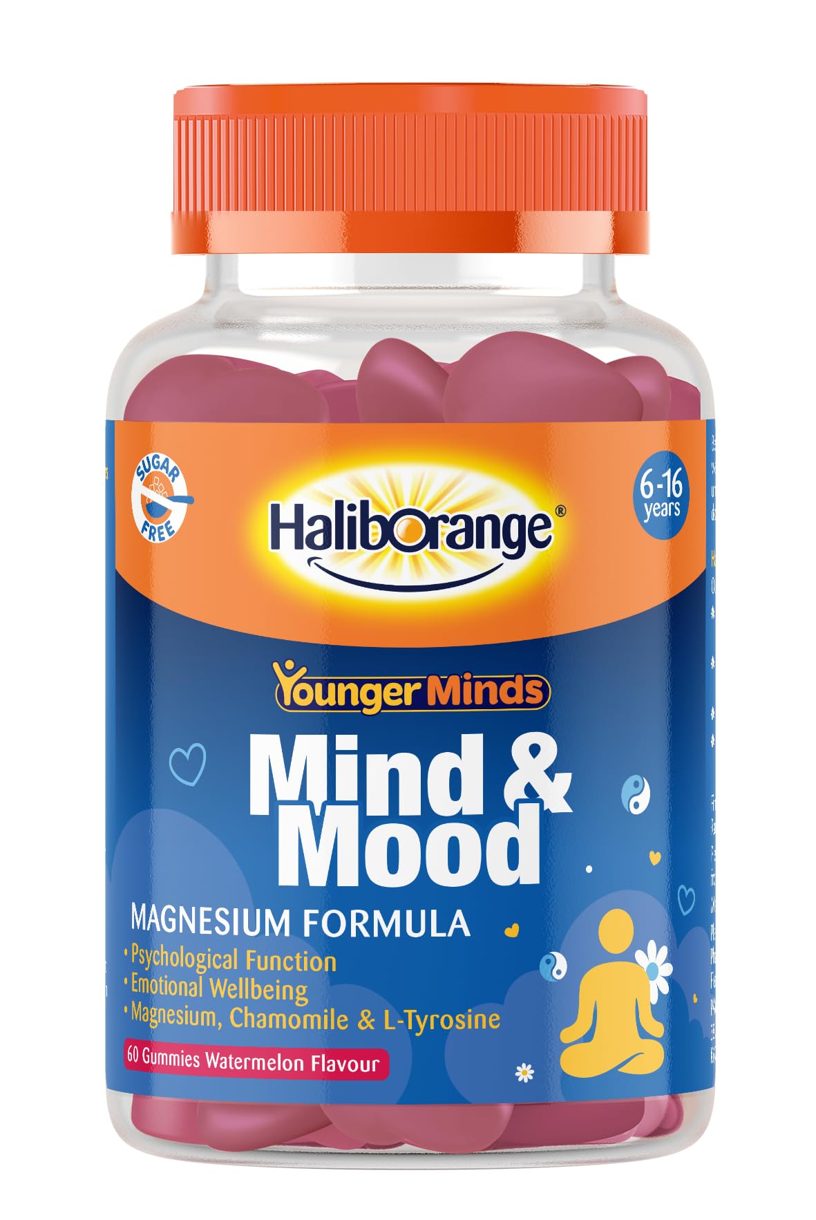 Haliborange Younger Minds Mind & Mood Watermelon Gummies 60S