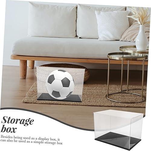 Miniatura 3 de Caja de exhibición de fútbol Caja transparente Caja transparente Caja de exhibición transparente Caja de vidrio transparente para exhibición Caja de