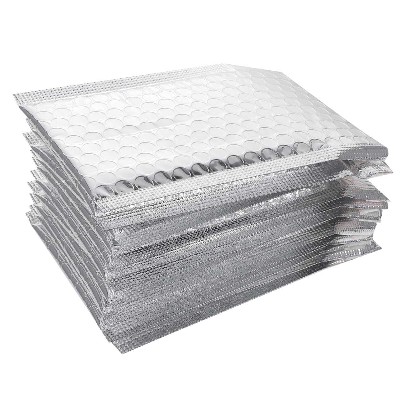 100 pezzi Buste Imbottite Spedizioni con Bolle d Aria Buste Postali Autoadesive Resistenti in Alluminio Protezione Antiurto per Pacchi e Documenti Formato per Ufficio e Spedizioni