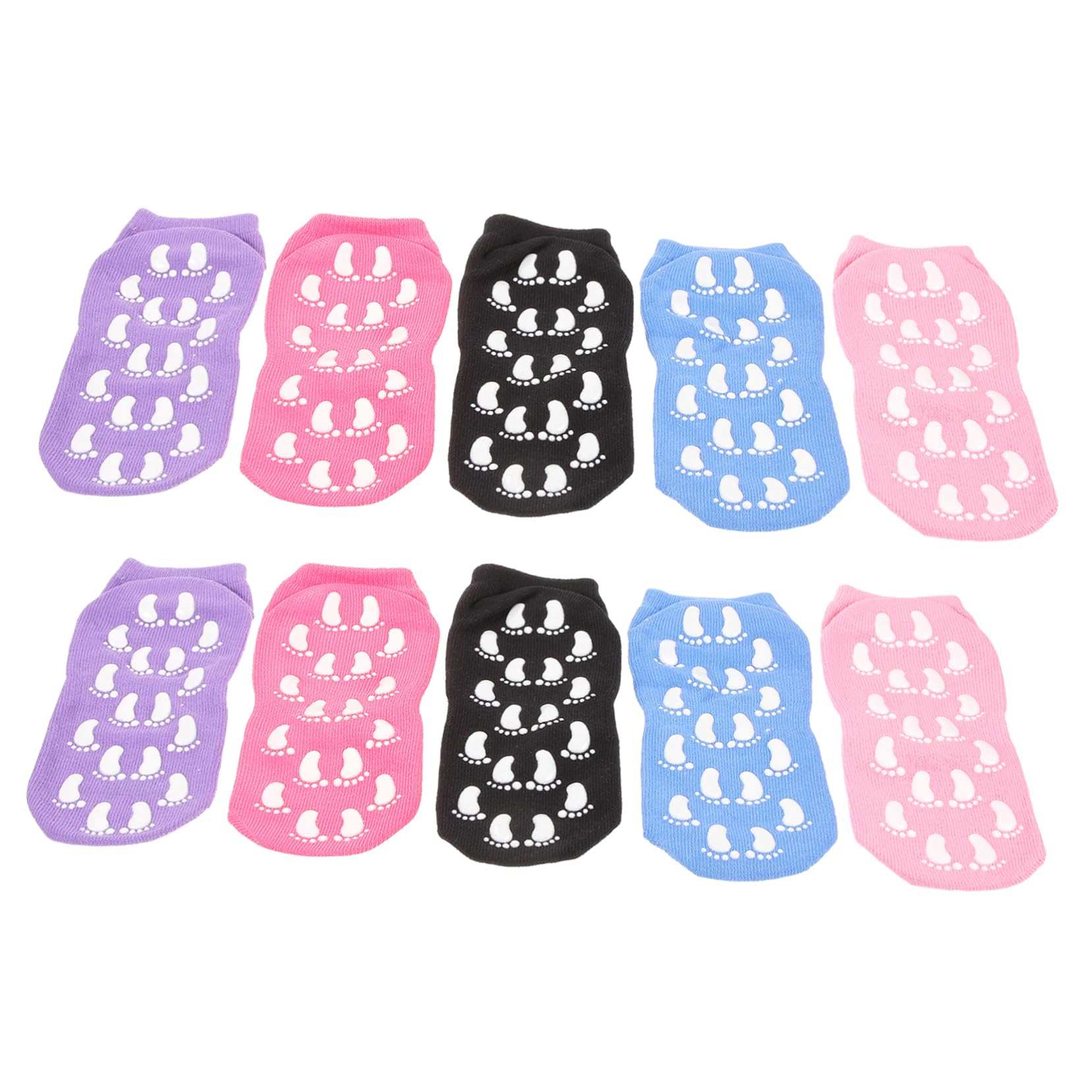 Toyvian Calcetines Antideslizantes Agarre Tobillo Mantener Calcetines De Yoga con Correas Calcetines Mujer Calcetines con Grip Calcetines De Yoga Antideslizantes Algodón