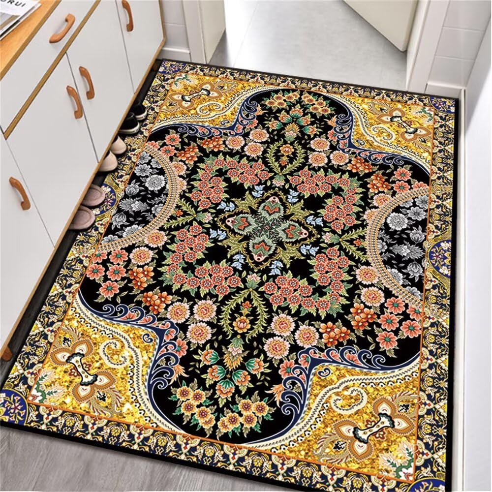 Decoration Salon Moderne Carpet Tapis Rouge décoration de la Maison Festive Tapis de Salon rectangulaire Accessoires de Salle à Manger antidérapant Tapis Dexterieur pour Terrasse 200X260CM