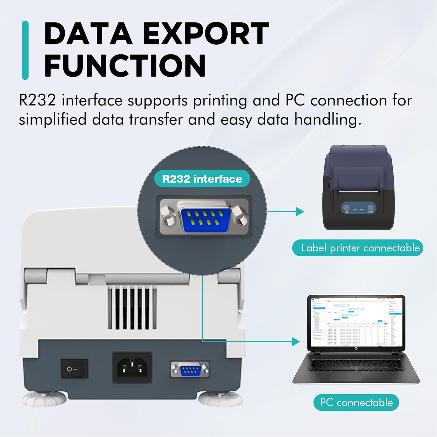 LAB FISH Halogen Moisture Analyzer Balance 110g*0.01g Readability 0.1% W/Heating & Drying for Test Analysis, Feed Grain(MBA1102)