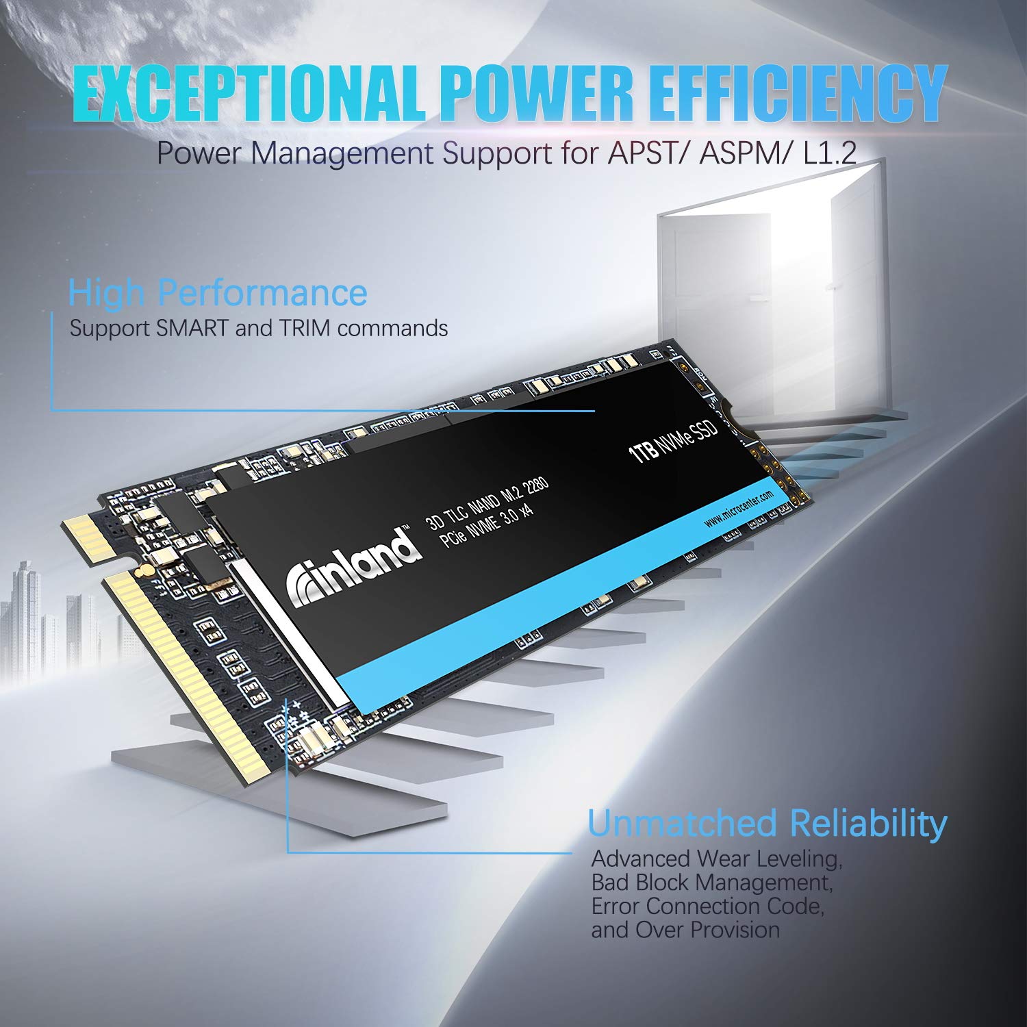 Amazon.com: INLAND Professional 1TB NVMe SSD M.2 2280 PCIe Gen 3.0