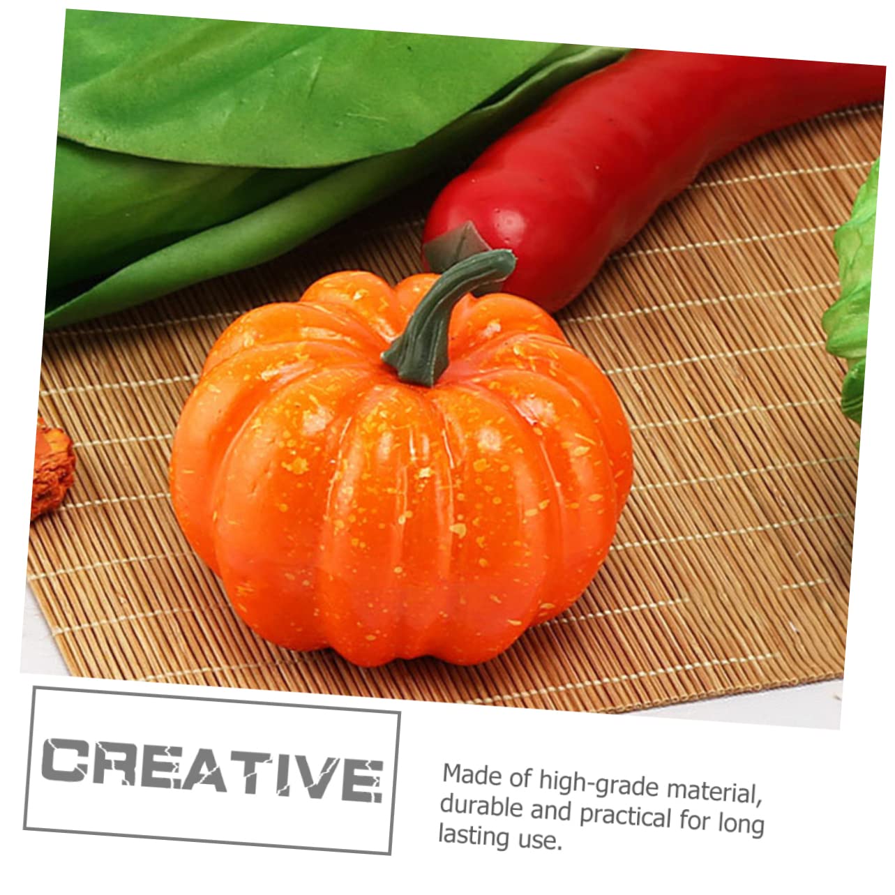 Abaodam 18pezzi Modelli Di Zucche Artificiali Realistiche Decorazioni Per Halloween e Ringraziamento Adornamenti Per Casa e Feste Ottime Per Stile e Eventi Autunnali