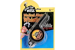 Over The Hill Medical Alert Whistle Gag Gift