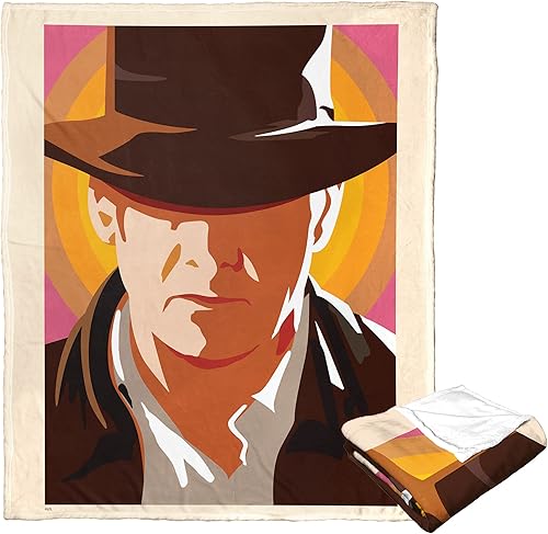 Miniatura 7 de Northwest Indiana Jones - Manta de seda táctil, 50 x 60 pulgadas, Adventurous Indy
