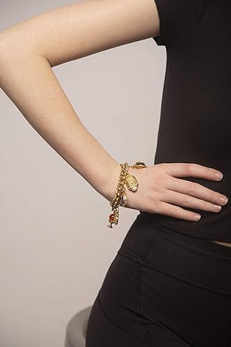 Miniatura 2 de Ben-Amun Jewelry - Pulsera de oro con múltiples dijes inspirados en la vendimia