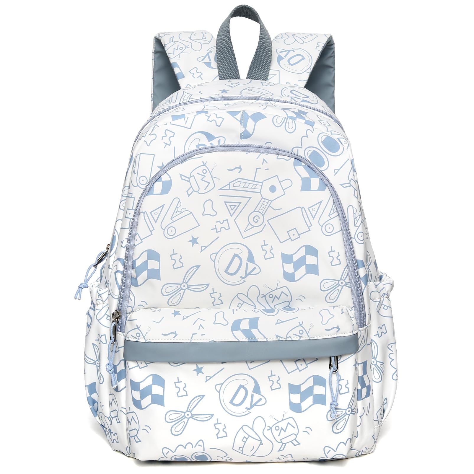 School Backpack Womens, Causal Travel School Bags 14 Inch Laptop Rucksack Bag for Women Teenage Girls Boys Lightweight College Rucksack Water Resistant Students Bookbag Work Daypack